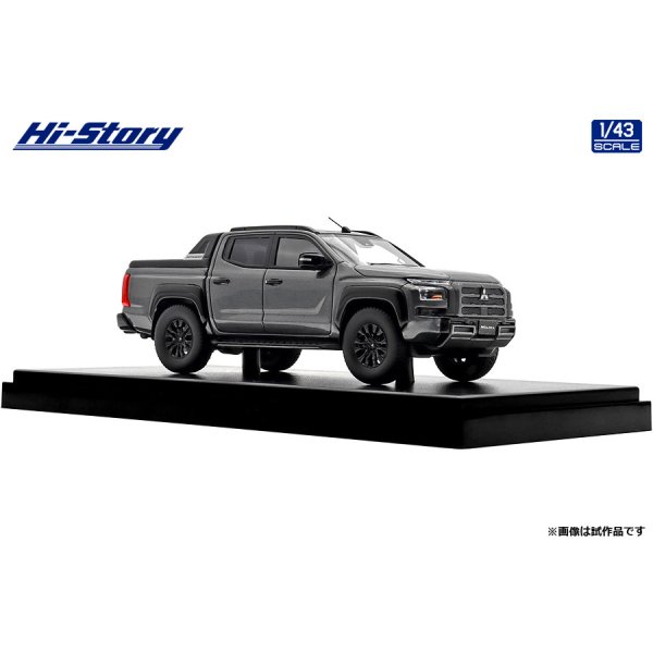 画像4: Hi Story 1/43 MITSUBISHI TRITON Double Cab 4WD (2024) Graphite Gray Metallic