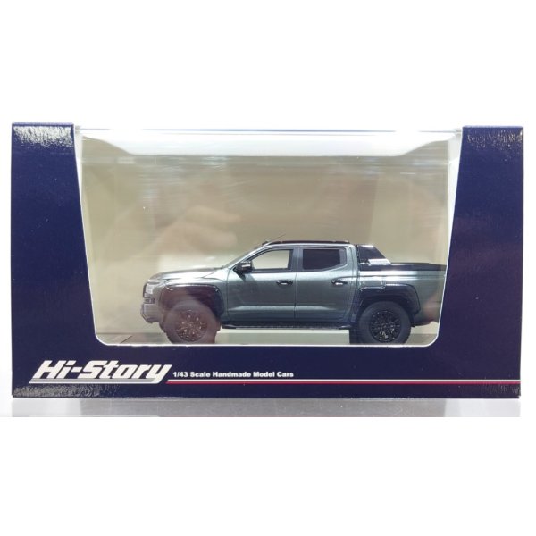 画像1: Hi Story 1/43 MITSUBISHI TRITON Double Cab 4WD (2024) Graphite Gray Metallic