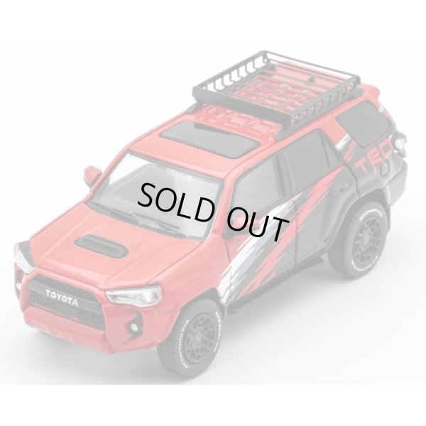 画像1: Gaincorp Products 1/64 Toyota 4 Runner TRD Pro 2022 (LHD) TRD Red/Black