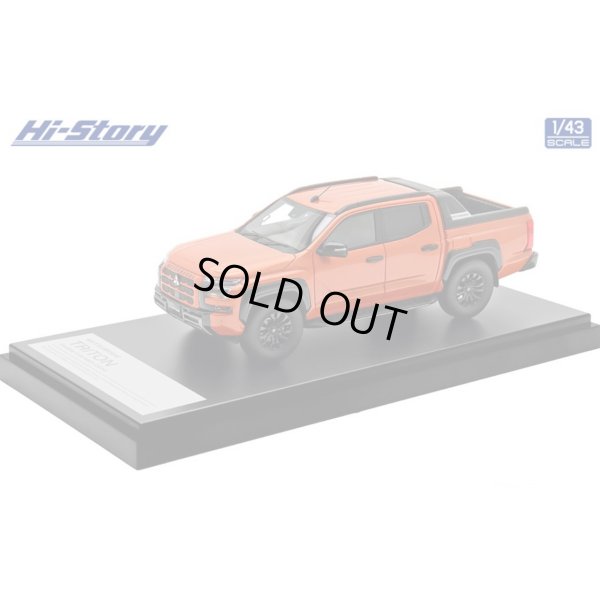 画像2: Hi Story 1/43 MITSUBISHI TRITON Double Cab 4WD (2024) Yamabuki Orange Metallic