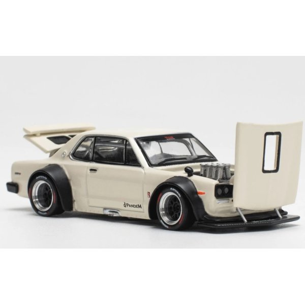 画像2: POP RACE 1/64 SKYLINE GT-R V8 DRIFT WHITE