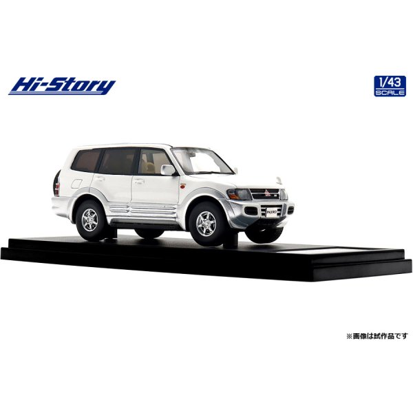 画像4: Hi Story 1/43 MITSUBISHI PAJERO Long SUPER EXCEED DI-DIESEL 3200 (1999) Sophia White/Satellite Silver