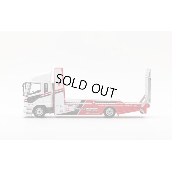 画像2: Gaincorp Products 1/64 Mitsubishi Fuso Truck - Double Decker Trailer / Wei Chuan Trailer Decoration White/Red