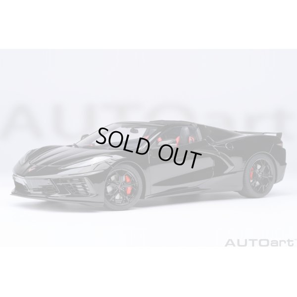 画像1: AUTOart 1/18 Chevrolet Corvette C8 Stingray Z51 (Black)