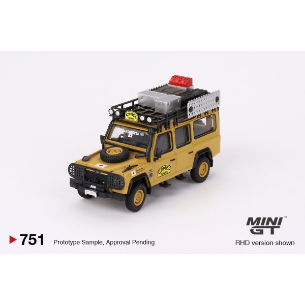 画像2: MINI GT 1/64 Land Rover Defender 110 Camel Trophy Amazon 1989 Team Japan (RHD)