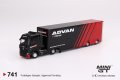 MINI GT 1/64 Mercedes-Benz Actors w/ Racing Transporter "ADVAN" (RHD)