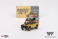 MINI GT 1/64 Land Rover Defender 110 Camel Trophy Amazon 1989 Team Japan (RHD)