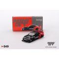 MINI GT 1/64 Nissan Silvia (S15) LB-Super Silhouette SILVIA ADVAN (RHD)