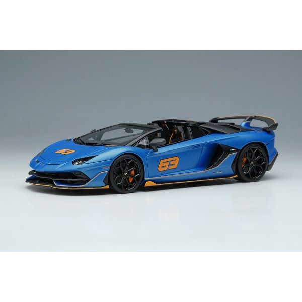 画像2: EIDOLON COLLECTION 1/43 Lamborghini Aventador SVJ 63 Roadster 2019 Blue Arione Limited 63 pcs.