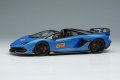 EIDOLON COLLECTION 1/43 Lamborghini Aventador SVJ 63 Roadster 2019 Blue Arione Limited 63 pcs.