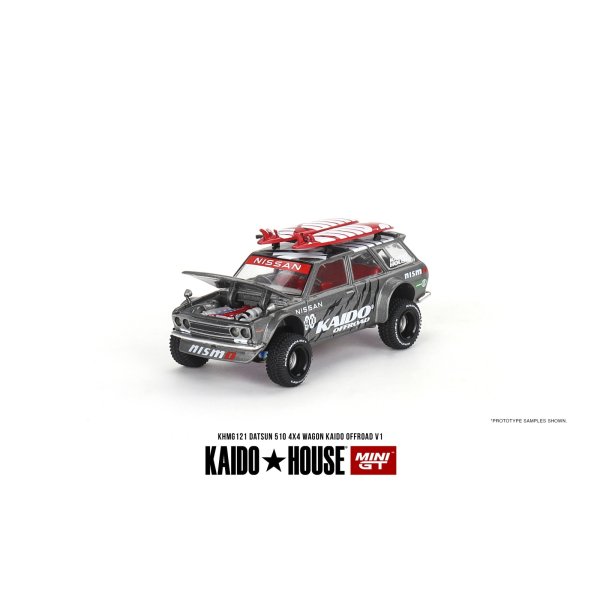 画像1: MINI GT 1/64 Datsun KAIDO 510 Wagon 4x4 Kaido Offroad V1 (RHD)