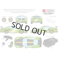 EIDOLON 1/43 Porsche 911 (991.2) GT3 RS Weissach package 2018 Giallo Verde Pearl with Body Stirpes Limited 32 pcs.