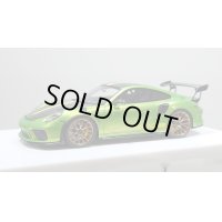 EIDOLON 1/43 Porsche 911 (991.2) GT3 RS Weissach package 2018 Giallo Verde Pearl with Body Stirpes Limited 32 pcs.