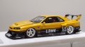 EIDOLON 1/43 LB-ER34 Super Silhouette SKYLINE Grande Giallo Pearl / Gummetallic Tow-tone color Limited 32 pcs.