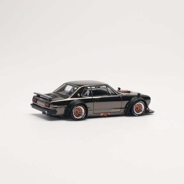 画像2: POP RACE 1/64 SKYLINE GT-R V8 DRIFT (HAKOSUKA) DARK CHROME