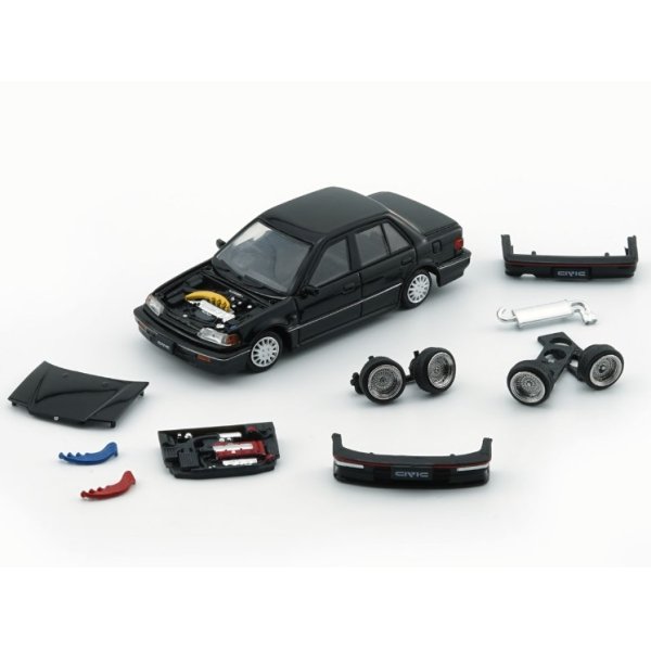 画像1: BM CREATIONS 1/64 Honda Civic EF2 1991 Black (RHD)