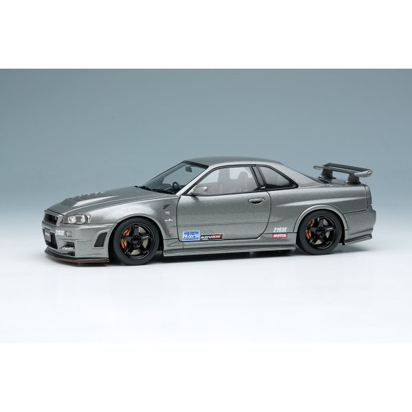 画像1: EIDOLON 1/43 NISSAN SKYLINE GT-R (NISMO BNR34 CRS Version) Dark Metal Gray with Logo Sticker 2011