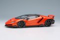 EIDOLON COLLECTION 1/43 Lamborghini Centenario LP770-4 2016 Rear Wing up Arancio Fuoco Limited 60 pcs.