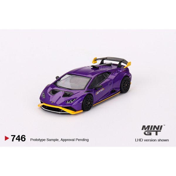 画像2: MINI GT 1/64 Lamborghini Huracan STO Viola Pasiphae (LHD)