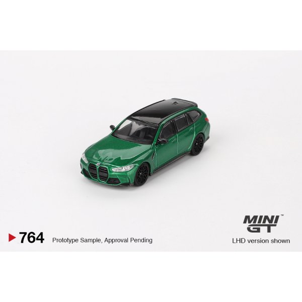 画像2: MINI GT 1/64 BMW M3 Competition Touring Isle of Man Green Metallic (RHD)