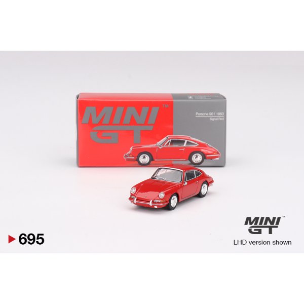 画像1: MINI GT 1/64 Porsche 901 1963 Signal Red (LHD)