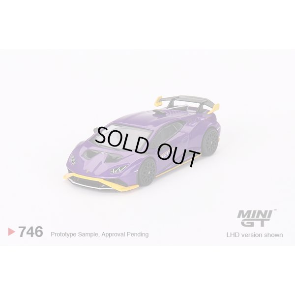 画像2: MINI GT 1/64 Lamborghini Huracan STO Viola Pasiphae (RHD)