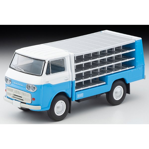 画像2: TOMYTEC 1/64 Limited Vintage Mazda E2000 Bottle Car (White/Light Blue)