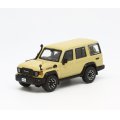 MODEL 1 1/64 Toyota Land Cruiser 70 Beige RHD