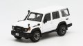 MODEL 1 1/64 Toyota Land Cruiser 70 Super White II RHD