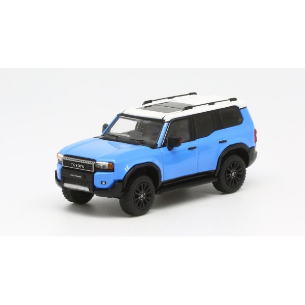 画像1: MODEL 1 1/64 Toyota Land Cruiser 250 Heritage Blue LHD