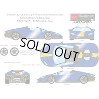 EIDOLON 1/43 Lamborghini Centenario Roadster LP770-4 2016 Lobellia Blue Limited 32 pcs.