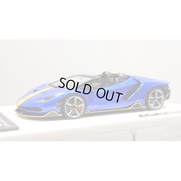 画像2: EIDOLON 1/43 Lamborghini Centenario Roadster LP770-4 2016 Lobellia Blue Limited 32 pcs.