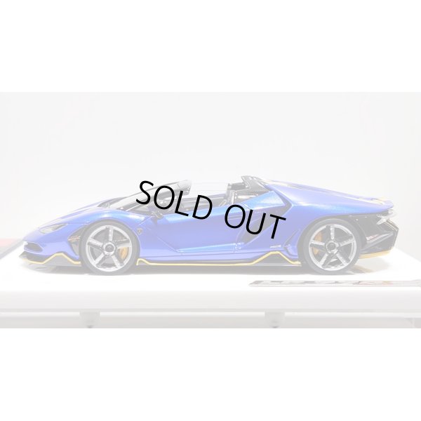 画像2: EIDOLON 1/43 Lamborghini Centenario Roadster LP770-4 2016 Lobellia Blue Limited 32 pcs.