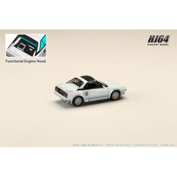 画像3: Hobby JAPAN 1/64 Toyota MR2 1600G-LIMITED SUPER CHARGER 1988 T BAR ROOF Sparkle Wave Toning