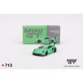 MINI GT 1/64 Porsche 911 GT3 R #80 GTD AO Racing 2023 IMSA Sebring 12 Hrs