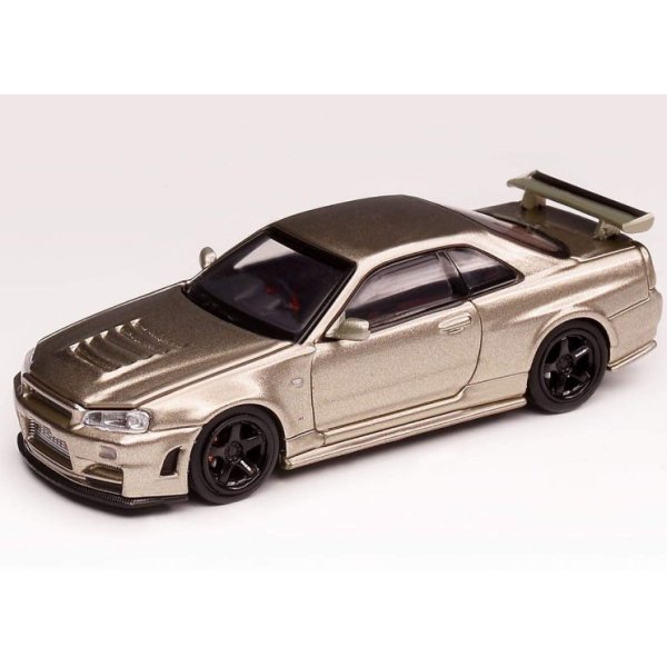 画像1: MOTORHELIX 1/64 Nissan Skyline GT-R R34 Z-TUNE Millennium Jade