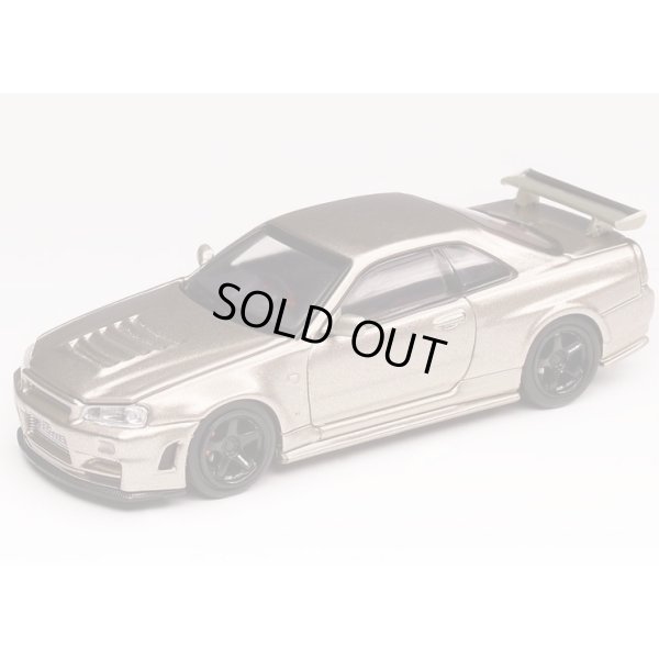 画像1: MOTORHELIX 1/64 Nissan Skyline GT-R R34 Z-TUNE Millennium Jade