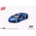 MINI GT 1/64 Lamborghini Revuelto Blu Eleos (LHD) [Blister Packaging]