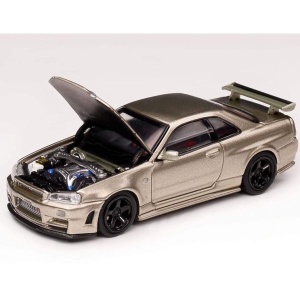 画像2: MOTORHELIX 1/64 Nissan Skyline GT-R R34 Z-TUNE Millennium Jade