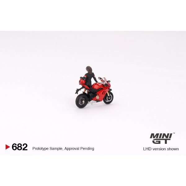 画像3: MINI GT 1/64 Ducati Panigale V4 S with Dugati Girl