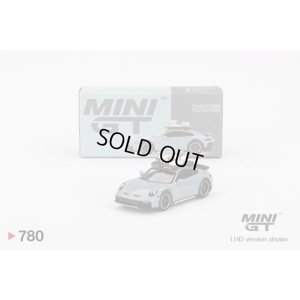 画像1: MINI GT 1/64 Porsche 911 Dakar Shade Green Metallic (RHD)