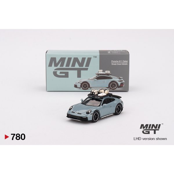 画像1: MINI GT 1/64 Porsche 911 Dakar Shade Green Metallic (LHD)