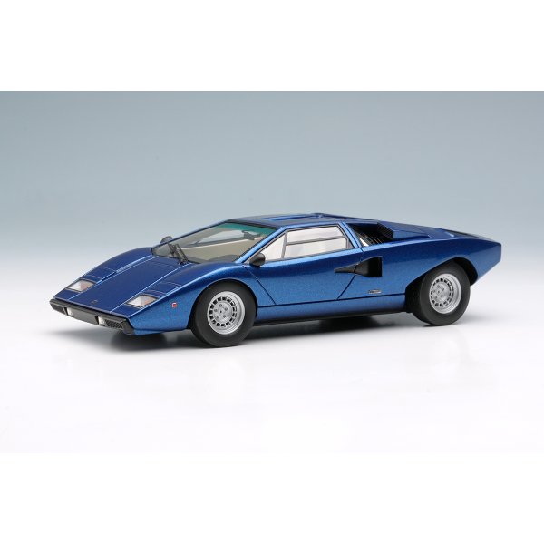 画像2: EIDOLON 1/43 Lamborghini Countach LP400 1974 Brunotte Metallized (Metallic Blue) Limited 100 pcs.