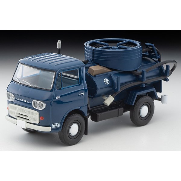 画像1: TOMYTEC 1/64 Limited Vintage Mazda E2000 Vacuum Truck (Dark Blue)