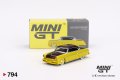 MINI GT 1/64 Lincoln Capri Hot Rod 1954 Lime Yellow (LHD)