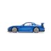 画像3: POP RACE 1/64 MAZDA RX-7 (FD3S) RE-AMEMIYA WIDEBODY METALLIC BLUE