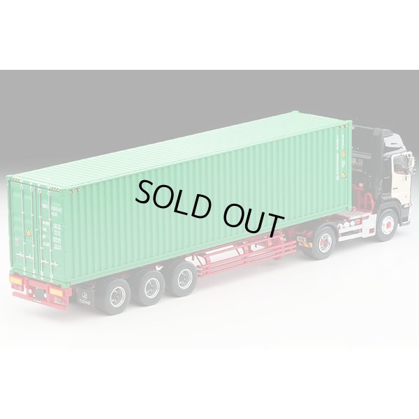 画像2: TOMYTEC 1/64 Limited Vintage NEO Hino Profia 40ft Marine Container Trailer (東邦車輛TC36H1C34) (Black)