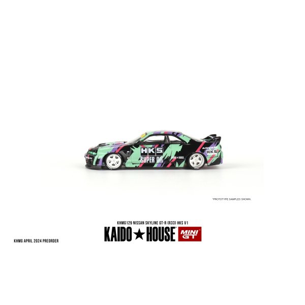 画像3: MINI GT 1/64 Nissan Skyline GT-R R33 HKS V1 (RHD)