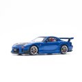 POP RACE 1/64 MAZDA RX-7 (FD3S) RE-AMEMIYA WIDEBODY METALLIC BLUE