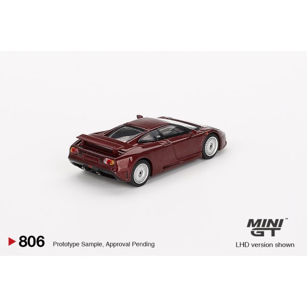 画像3: MINI GT 1/64 Bugatti EB110 GT Dark Red Metallic (LHD)